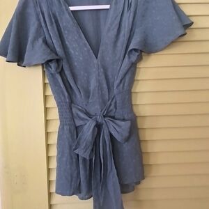 Max Studio Elegant Blue Dress